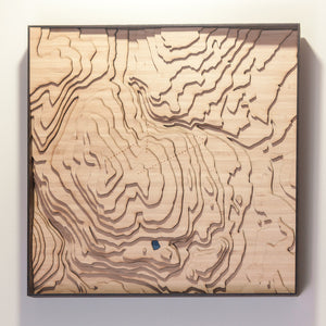 kimberley bc topographic wood map full